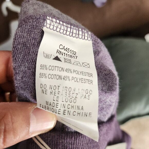 Bench Womens Purple Joggers Taper Pull On Embroidered Logo Active Causal NWT - Picture 7 of 7